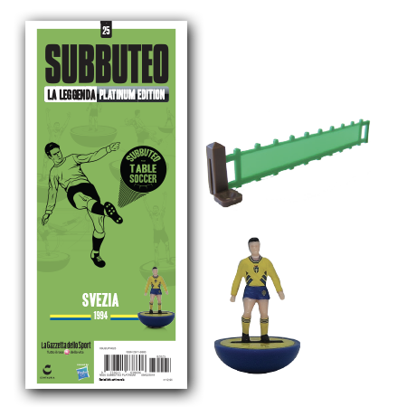 SWEDEN  2018 WORLD CUP SUBBUTEO TOP SPIN TEAM 